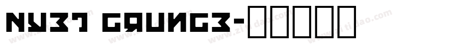 Nyet Grunge字体转换